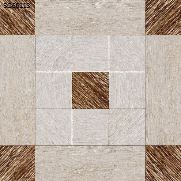 Wood Design Glazed White Polished Floor Tiles 600x600 Living Room