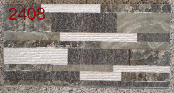 " 8 MM Thickness Sandstone Wall Tiles 3D Digital Inkjet Printing Uneven Finished