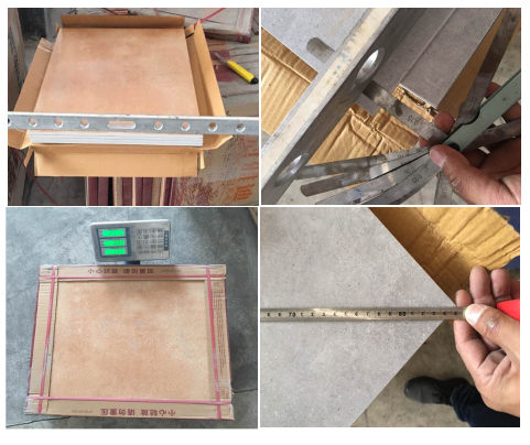 Non Slip Matt  Rustic 400x400 Ceramic Floor Tiles Anti Corrosion Heat Resistant