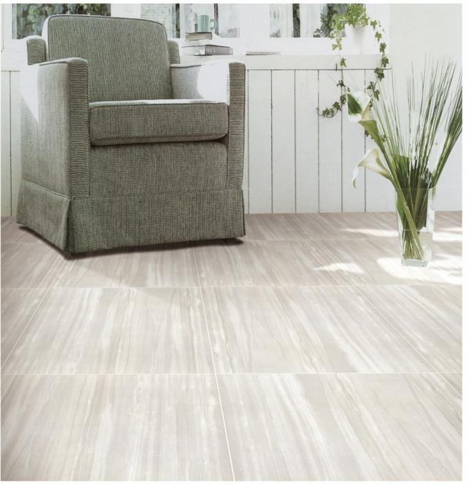 Gray Wood Effect 600x600 Ceramic Floor Tiles Bathroom  Glazed  High Gloss