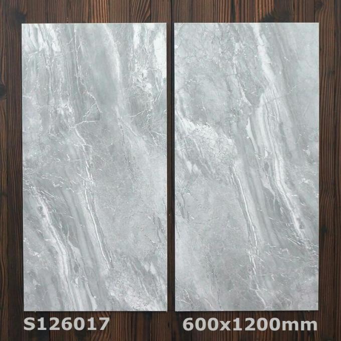 White Marble Inkjet Internal Wall Tiles Matt Surface 600x1200MM Size
