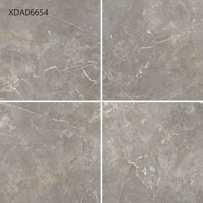 Super Porcelanato Glazed Porcelain Floor Tile , Grey Gloss Porcelain Floor Tiles  Durability Full Body