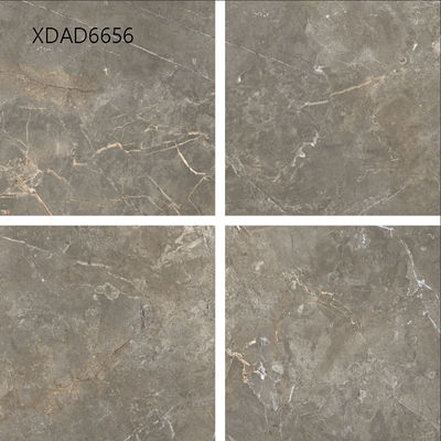 Super Porcelanato Glazed Porcelain Floor Tile , Grey Gloss Porcelain Floor Tiles  Durability Full Body