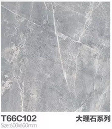 600x600mm Ceramic Interior Marble Inkjet Floor Tile Durability Matt Rustic Bedroom Floor