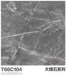 600x600mm Ceramic Interior Marble Inkjet Floor Tile Durability Matt Rustic Bedroom Floor