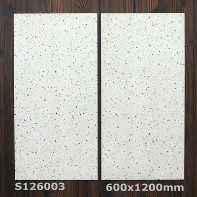 White Modern Matt Anti - Slip Ceramic Tile 600x1200mm Rustic Inside Bedroom Flooring