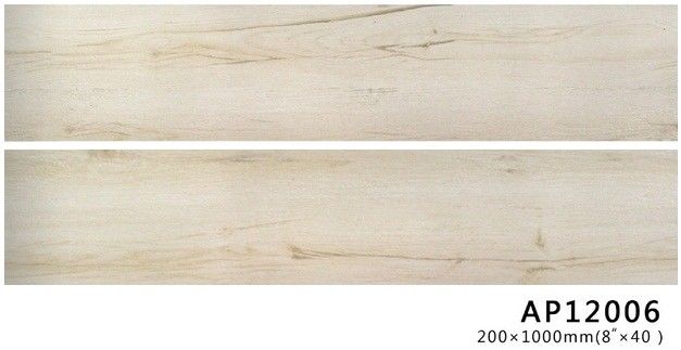 Warm Toned Look Wood Effect Ceramic Tiles 200*1000*10MM Trendy Various Colors