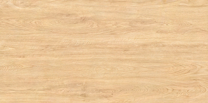 Digital Printing Wood Effect Porcelain Tiles Yellow Color Indoor And Exterior